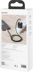 Baseus Cafule USB-C to Lightning Cable 1m Green