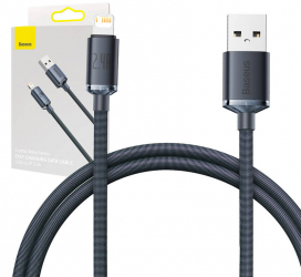 Baseus Crystal Lightning Cable 2.4A 1.2m - Black 