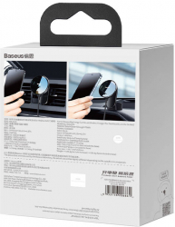 Baseus Energy Car Mount With Wireless Charger for iPhone Black 