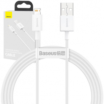 Baseus Fast Charging Data Cable 2.4A 1.5m White 