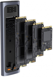 Baseus FlyJoy SSD Enclosure in Gray Brand Color Material