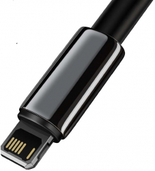 Baseus Gold Fast Charging Cable USB iP 2.4A black 