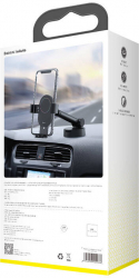 Baseus Gravity Car Mount Holder with Suction Cup Black 
