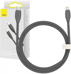 Baseus Jelly Cable USB-C to Lightning 20W 1.2m Black 