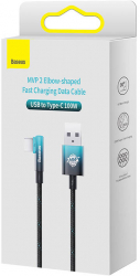 Baseus MVP 2 Elbow Cable USB-C 100W Black-Blue 