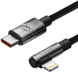 Baseus MVP 20W Cablu USB-C la Lightning 2m negru 