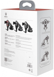 Baseus Osculum Gravitational Phone Holder red - Suport telefon gravitational Baseus Osculum rosu 