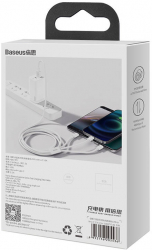 Baseus Quick Charge USB to M L C 3.5A 1M White 