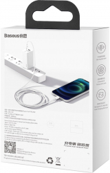 Baseus Superior Series Cable USB-C to Lightning 1.5m White 