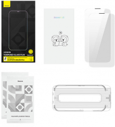 Baseus Tempered Glass with Dust Filter for iPhone 13 Pro Max/14 Plus 