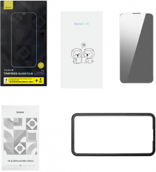 Baseus Tempered Glass with Privacy Filter for iPhone 14 Plus/13 Pro Max 