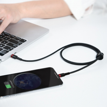 Baseus USB-C to iP PD 18W Cable - Red+Black 