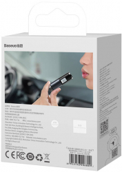 Breathless Baseus Breathalyzer with LCD Display Black 
