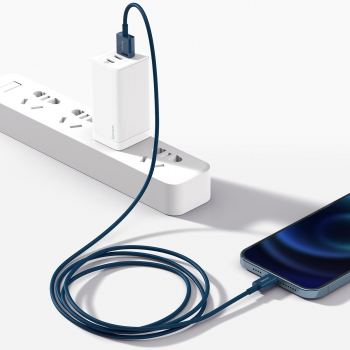 Cabla USB Baseus Superior CALYS-C03 2.4A 2m albastru 