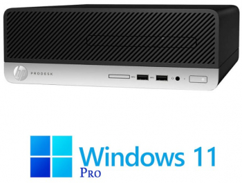 Calculatoare HP ProDesk 400 G6 SFF Hexa Core i5-9500 256GB SSD Win 11 Pro 
