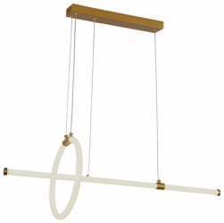 Candelabru LED Auriu 16W 3000K 86x100cm 