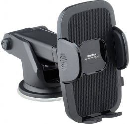 Car Dashboard or Windshield Mount Remax RM-C50 Black - Secure and versatile phone holder for your car.