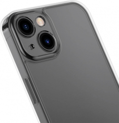 Case Baseus pentru iPhone 13 Pro negru + sticla temperata 