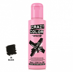 Crazy Color Vopsea Semipermanenta Black 100 ml 