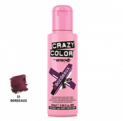 Crazy Color Vopsea Semipermanenta Bordeaux 100 ml 