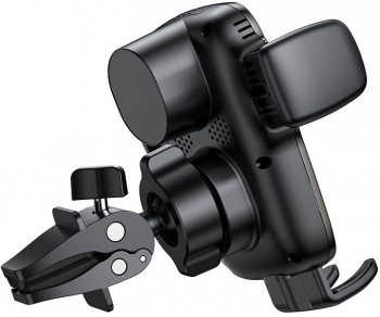 Joyroom Mount for Electric Car Vent with Qi Charger Black 