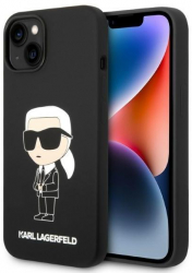 Karl Lagerfeld Husa Iphone 14 Plus 6 7 Silicon Klhmp14msnikbck 