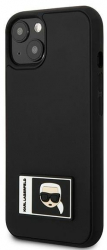 Karl Lagerfeld Silica iPhone 13 Case - Black Iconic Design 