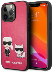 Lagerfeld Choupette Fushia Hard Case pentru iPhone 13 Pro Max 
