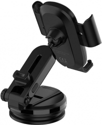 LDNIO Gravity Car Mount with Inductive Charger 15W Black