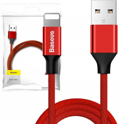 Lightning Cable Baseus Yiven - 180 cm 2A Red 