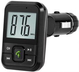 Modulator Fm Auto Bluetooth 2.1 Ecran Lcd Port Usb Slot Microsd Intrare Aux Microfonn Incorporat Gestionare Apeluri Design Ergonomic 