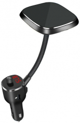 Modulator Fm Wireless Pentru Masina Klausstech Functie Incarcare Wirelss Rotire 360° Car-kit Functie Hands-free Bluetooth 2 X Por 