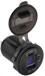 Mufa Montaj Incarcare USB PD si QC 48W Max 