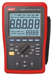 Multimetru Digital Rezistenta rosu-negru 