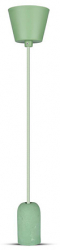Pendul tavan vintage cu soclu E27 - verde 