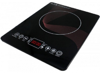 Plita Cu Inductie 2200w Led 4 Functii 8 Trepte De Putere Timer Negru
