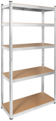 Raft de metal rezistent cu 5 polite capacitate 750kg. 