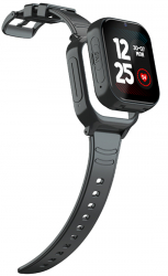 Smartwatch Profesional GPS Wifi 4G pentru copii negru.