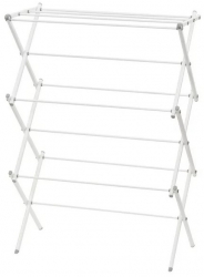 Uscator de haine etajat extensibil 7 m 105 x 37 x 43-75 cm alb Vivo WTA15 