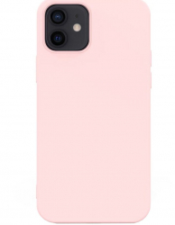 Husa de protectie Lemontti Silicon Soft Slim pentru Iphone 12 Mini Pink Sand 