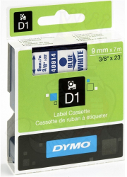 Banda laminata Dymo D1 DY40914 9mm Albastru/Alb 