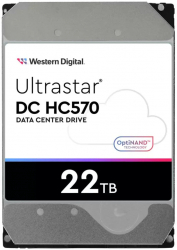 Hard disk Western digital 22TB WD 3 5" Ultrastar DC HC570 SAS server Winchester