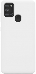 Husa de protectie 360° Lemontti Liquid Silicon compatibila cu Samsung Galaxy A21s Stone 