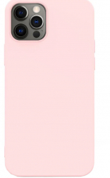 Husa de protectie Lemontti Silicon Soft Slim pentru Iphone 12 Pro Max Pink Sand 