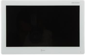 Monitor Videointerfon IP Wi-Fi Hikvision DS-KH9510-WTE1(B) 10.1 inch alb microfon 