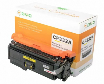 Cartus compatibil toner DLC HP 654A CF332A YELLOW 15K 