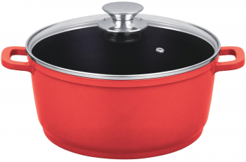 Cratita Aluminiu Grunberg Diametru 28 Cm Rosu 