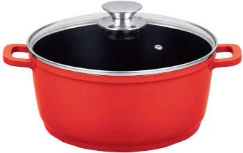 Cratita Aluminiu Grunberg Rosu 24 Cm 