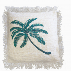 Fata de Perna din IN cu Franjuri Palmier 45x45 cm 