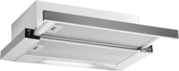 Hota Incorporabila Telescopica Design Modern Absorbtie 420 m3/h 2 Motoare 60 cm Culoare Alb